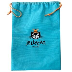 Jellycat London Blue Drawstring Dust Bag 15 1/2” L x 11” W Multipurpose Pouch